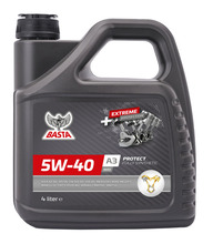 Motorolja 5W-40 Helsyntetisk 4 L Basta